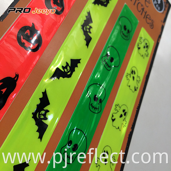 Reflective Halloween Children Safety Stickers With 4 Pcs Rs Hlw001